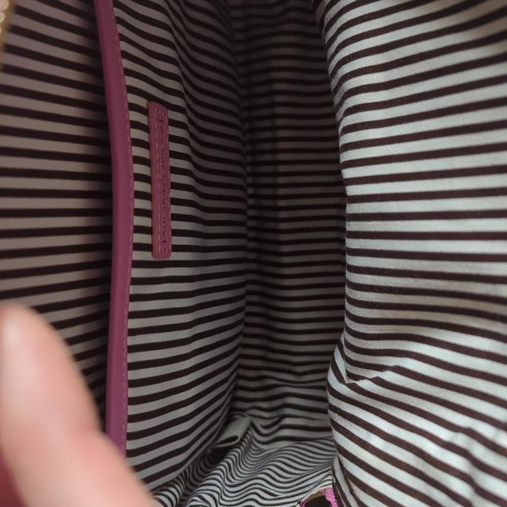 Henri Bendel Vibrant Pink Leather Backpack - Picture 10 of 12